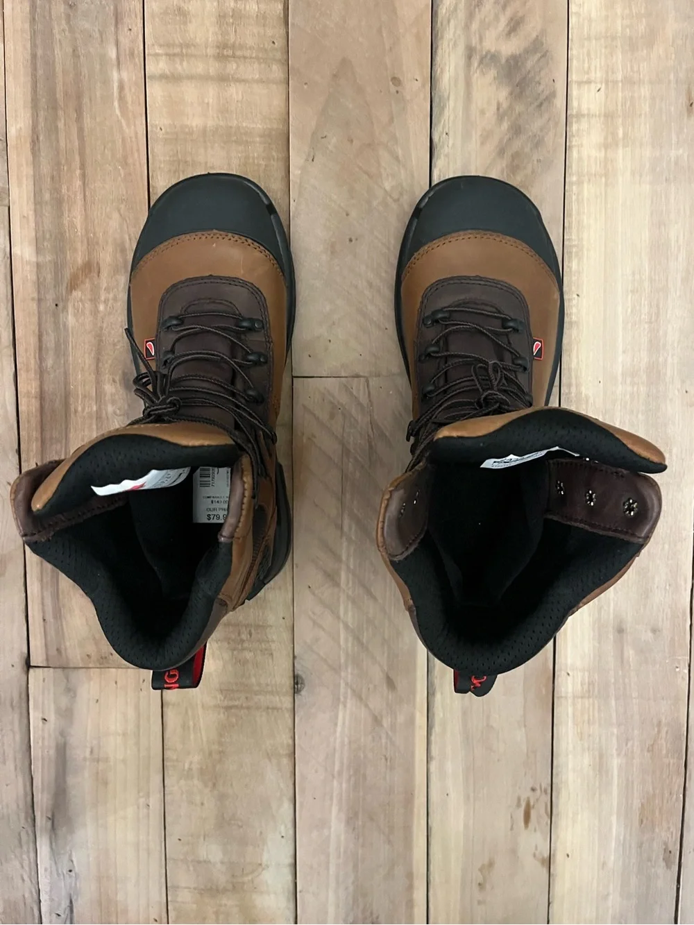 Red Wing 2438 Men’s Brown Leather Waterproof Work Boots Size 7